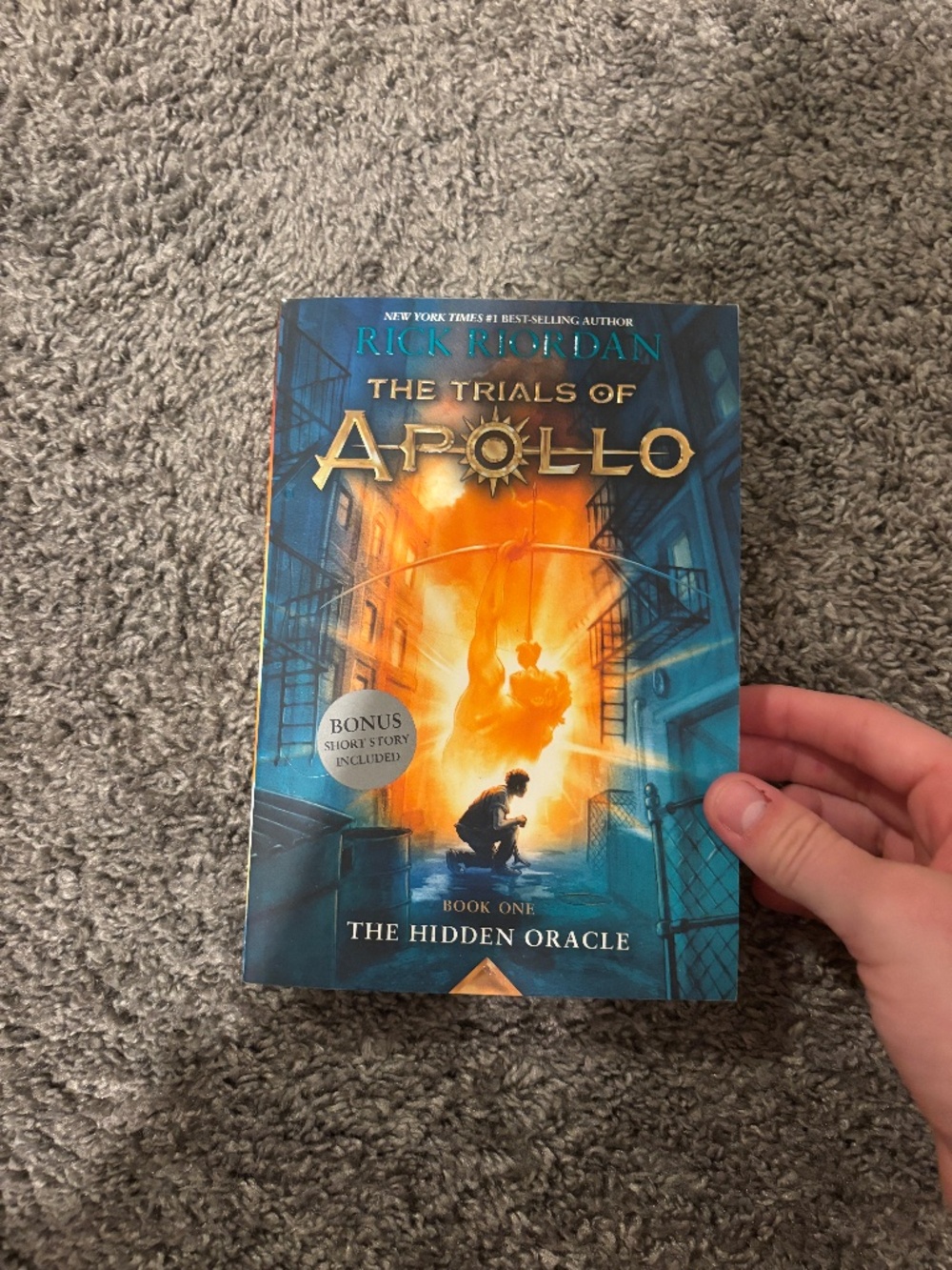 The Hidden Oracle 1st Edition Paperback Trials of Apollo by Rick Riordan